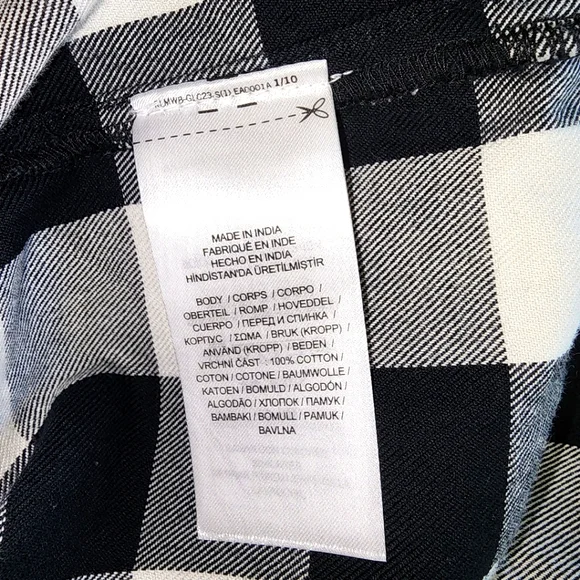 Lauren Ralph Lauren Buffalo Check Belted Twill Long Sleeve Midi Shirt Dress Sz 2 - Picture 7 of 8